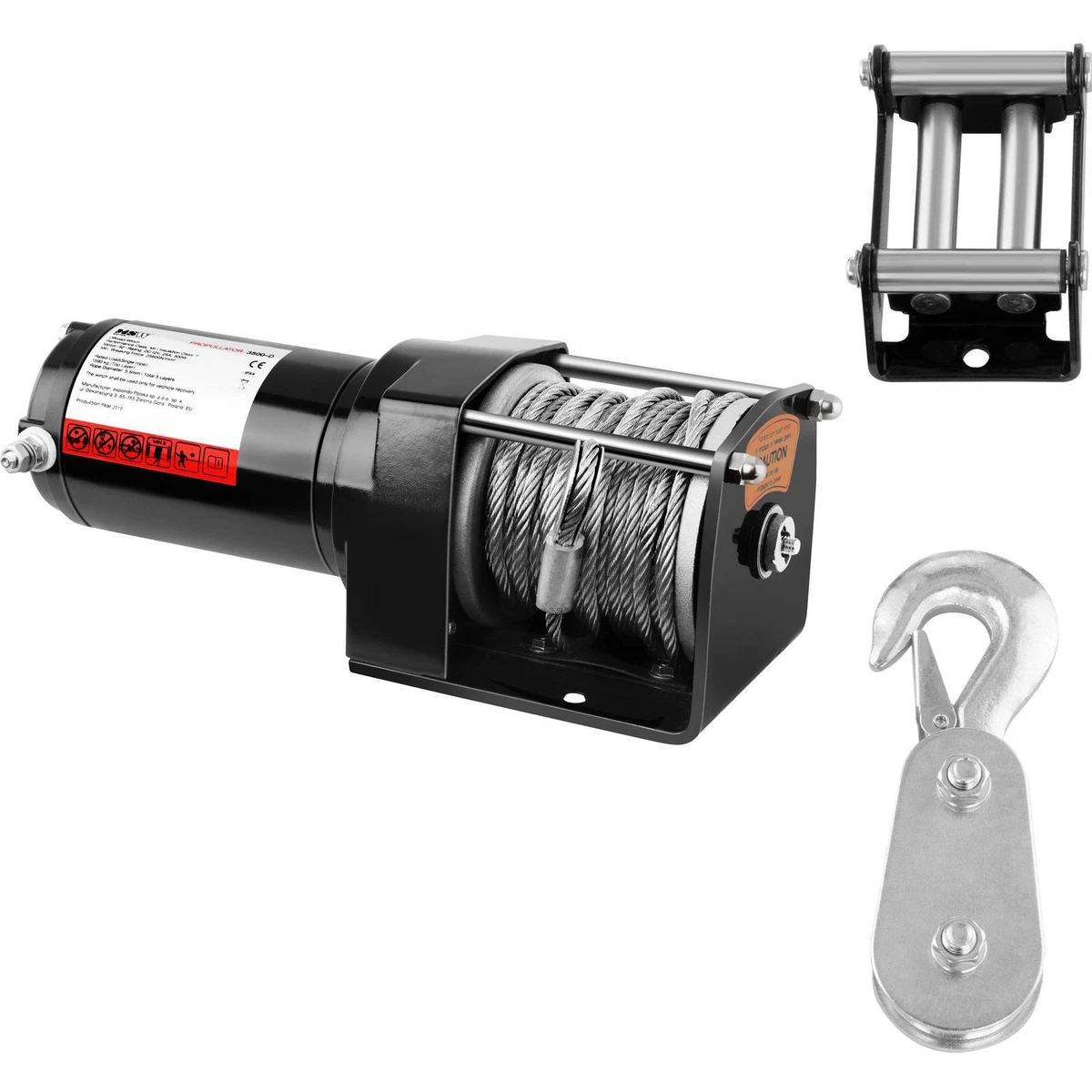Rope best sale winch pulley