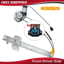 Front Left For 1997-2001 Jeep Cherokee 4 Door Power Window Regulator w/ Motor