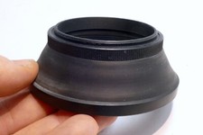 52mm Rubber Double Threaded Collapsible Lens Hood Shade for 50mm f1.4