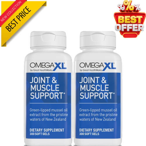 Omega XL 300 Capsules - Green Lipped Mussel Omega-3 Joint Relief (Pack of 2)