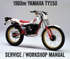 1980 onwards Yamaha TY250 TY 250 Repair Workshop Service Manual PDF File
