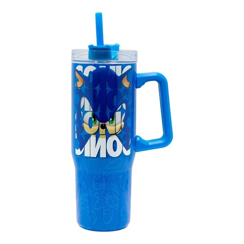 Sonic the Hedgehog Edelstahl XL Iso Kaffeebecher Thermobecher To-Go 940 ml - Bild 2 von 4