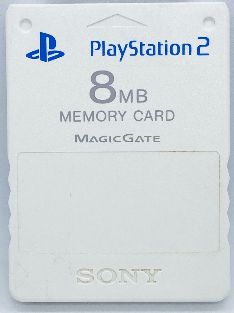 Authentic Sony PlayStation 2 Genuine Memory Card 8MB Can be Read