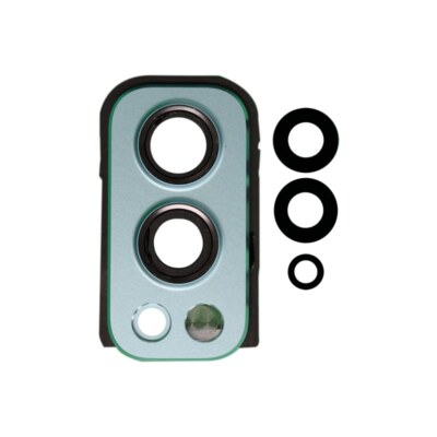 Glass Camera Lens with Bracket Back for OnePlus Nord 2 5G Blue Haze Replacement 