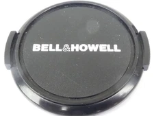 Used Bell&Howell 49mm Lens Front Cap Black snap-on type plastic Japan