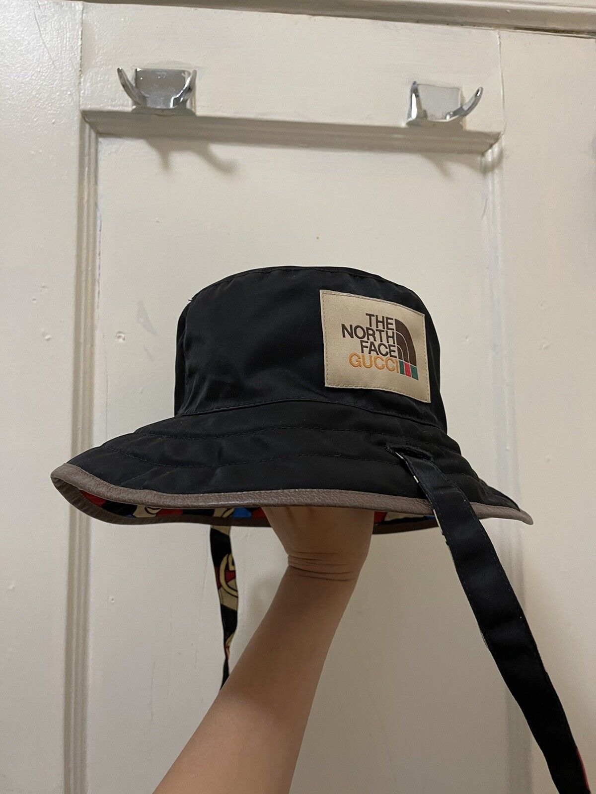 Gucci X North face reversible bucket hat, Hatfield