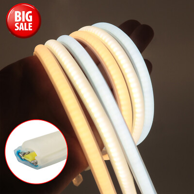 230V COB LED Strip Streifen Wasserdicht Schlauch Lichtleiste Lichtband IP65 220V