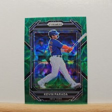 2023 Panini Prizm Baseball Kevin Parada base GREEN SCOPE Prizm 46/75 card # 28