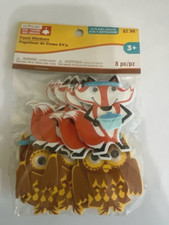 Creatology Foam Stickers Give Thanks Owl Fox 8 pc Happy Thanks Giving