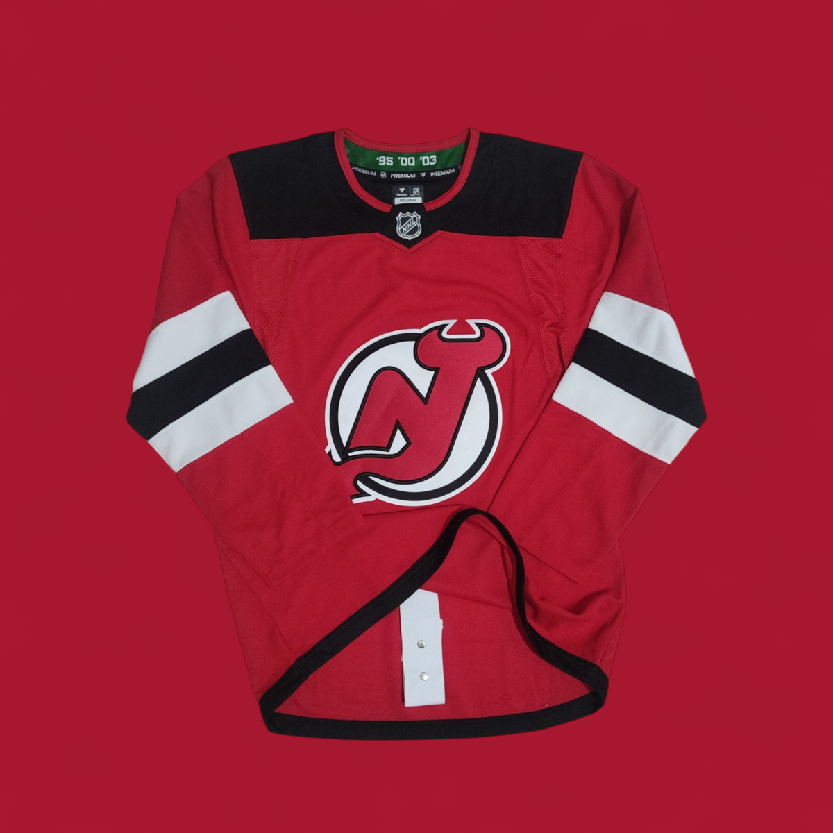 NHL Jersey New Jersey Devils Premium Blank 2024 Sz 42 NEW WITHOUT TAG - Main Image