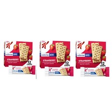 3 Kellogg's Special K Strawberry Chewy Pastry Crisp 12 Ct