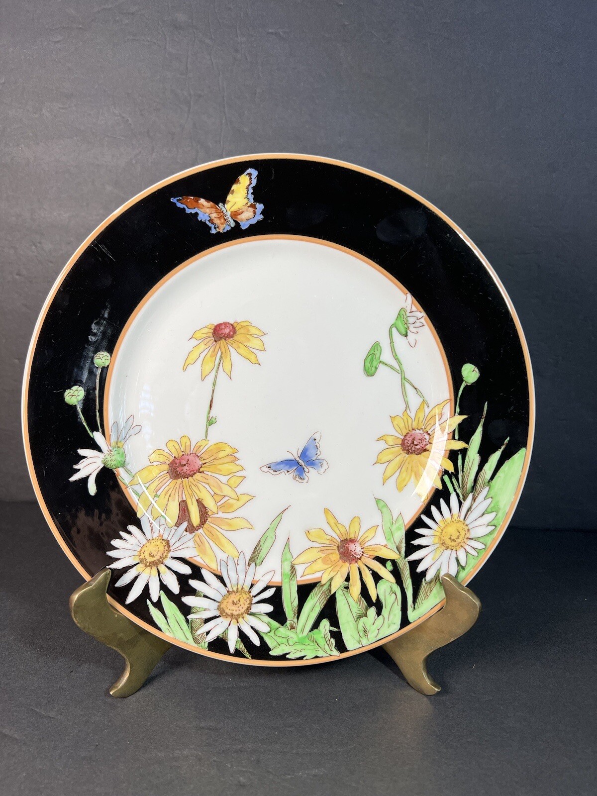 Syracuse Nature Study FIELD DAISIES &BLACKEYED SUSANS 10.25 plate