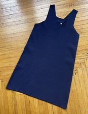 MILLY Navy Blue Keyhole Dress Size Small