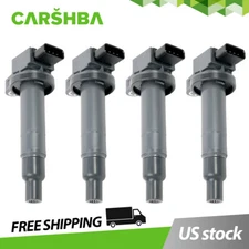 4 Ignition Coil FIT Toyota Camry Echo Prius C1304 90919-02240 UF316  90919-02240