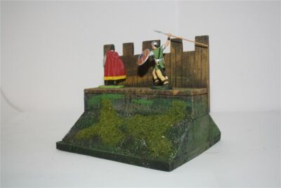 3228 Sachsenwall Dunum, Wall-Palisade Tiefhain, zu 7 cm Sammelfiguren, GMK Histo