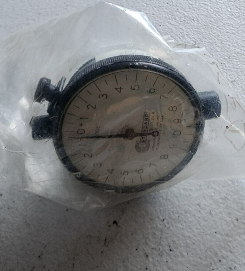 Standard Gage Co. D9-20224-A Vintage Dial Indicator Gage 0.0005