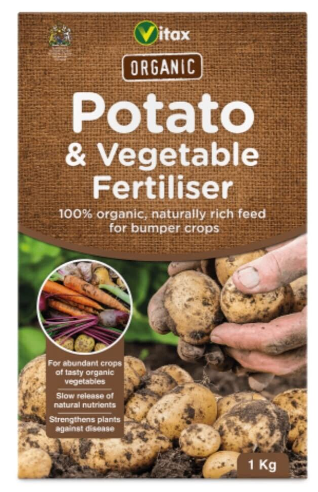 Vitax Organic Potato & Vegetable Fertiliser Feed Slow Release Plant Food 1kg
