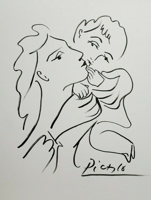 Картина мать и дитя пикассо