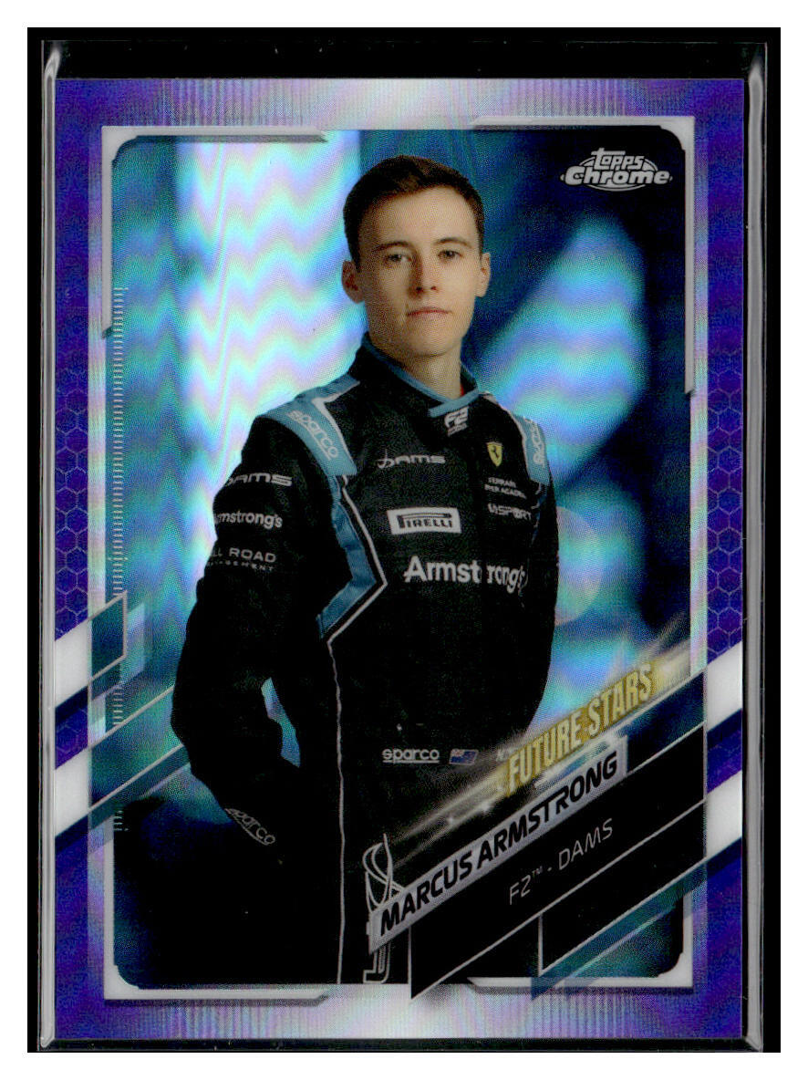 ゆ*様 Topps Chrome Formula 1 マーカス・アームストロング 2021 Topps Chrome Formula 1 #73 Marcus Armstrong Purple Refractor