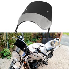 5-7" Motorcycle Headlight Windscreen Windshield Deflector For Honda CB750 CB750F