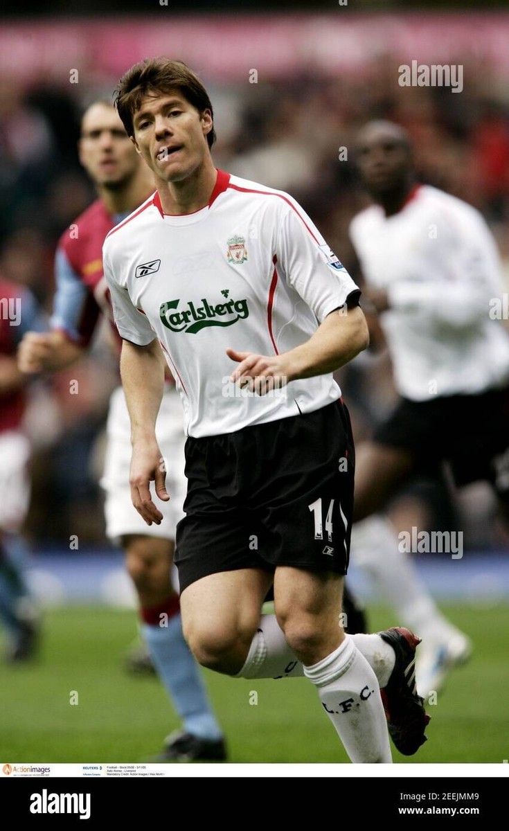 LIVERPOOL 2005 2006 AWAY FOOTBALL SHIRT SOCCER JERSEY WHITE RETRO