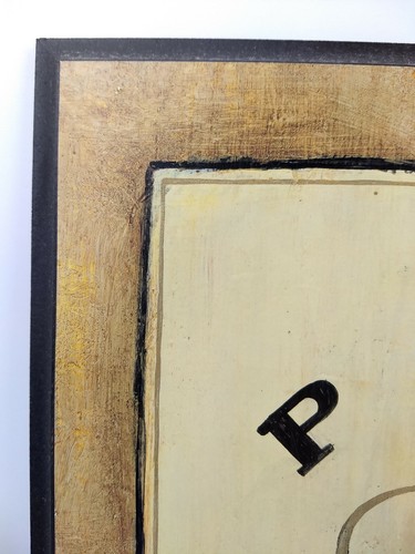 Cafe Vinyl on Wood Plaque/Frame Home Wall Decor Art Paris French Press 16.5" - Picture 3 of 10