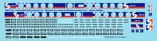 8562 SEPTA HO Silverliner IV decals by Island Modelworks