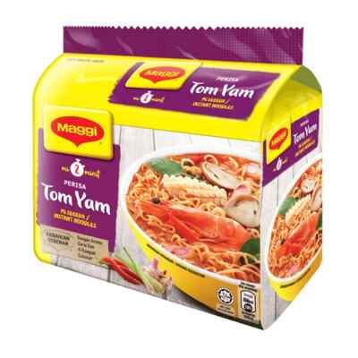 MAGGI Tom Yam 2 Minutes Instant Noodles Ramen 5 packs x 80g Halal