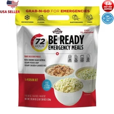 Emergency Meal Kit 72-Hour Be Ready Maple Oatmeal Potato Soup Chicken Rice New