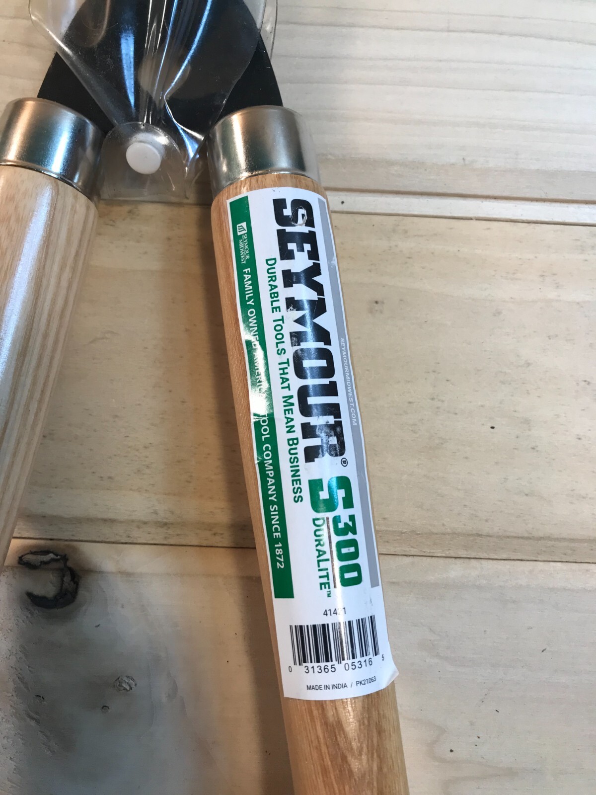 Seymour S300 Duralite Wood Handle Hedge Shears 20" 41421