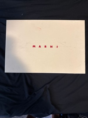 Marni Fussbett Sabot Curry Yellow Calf Hair Clogs