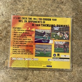 NFL 2K - Sega Dreamcast Complete CIB