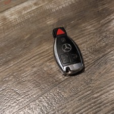 Oem Mercedes-benz 4-button Chrome Smart Key Fob Remote Iyzdc12k Genuine