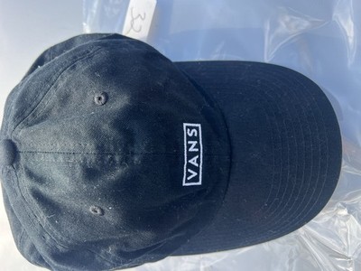 Vans Off The Wall Black Cotton Baseball Cap Adjustable Strap