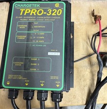 Chargetek TPRO-220 ON-BOARD 3 BANK BATTERY CHARGER