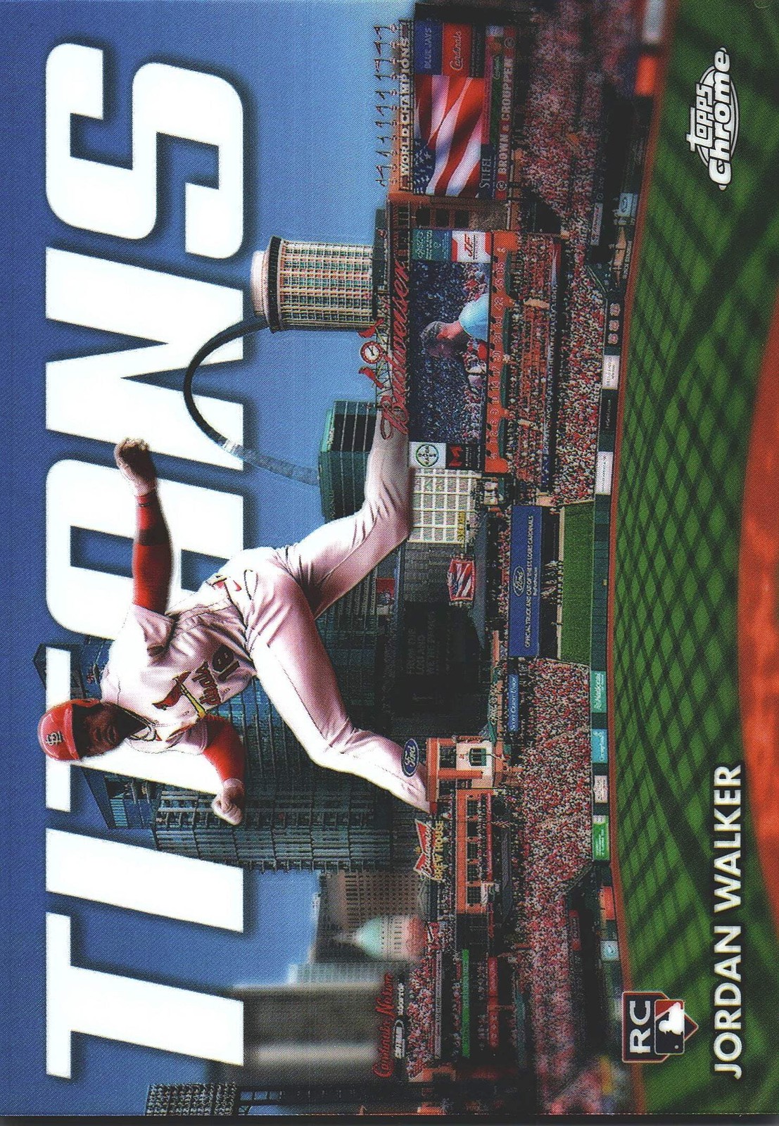 2023 Topps Chrome Update Titans Jordan Walker #CT-15 St. Louis Cardinals