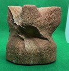 Natural Heavy  Red Rainbow sandstone sculpture candle stick holder  Beautiful — photo 2