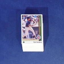 1989 UPPER DECK #120 RYNE SANDBERG HOF LOT OF 45 MINT B375520