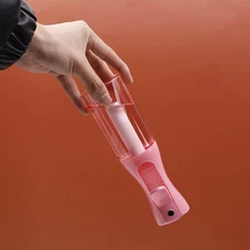 2PCS Refillable Fine Mist Spray Bottles Continuous Empty Pump Packaging Bottle