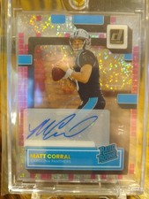 2022 Clearly Donruss Rated Rookie Matt Corral Autograph RC #