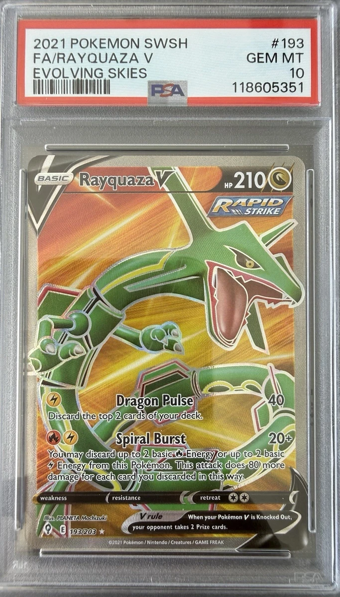Rayquaza Pokémon TCG Professional Sports Authenticator (PSA) Grade