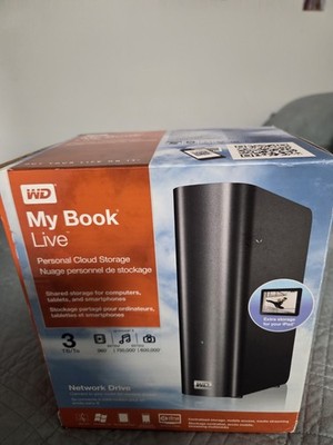 WD My Book Live 3TB Personal Cloud Storage - Tested - Complete w/ Box