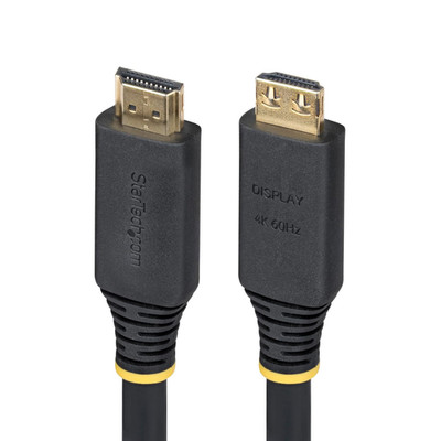 50Ft (15.2M) Active High Speed HDMI Cable with Gripping Connectors, 4K 60Hz/1440