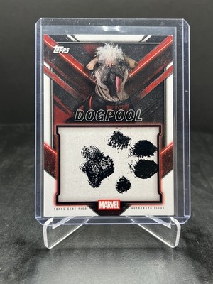 2025 Topps Chrome Deadpool Peggy the Dog as Dogpool Autograph Auto #TC-D