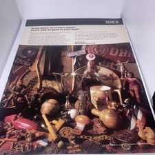 Xerox Copy Machine Vintage Print Ad 1989 8”X11” “TeamXerox” Technical SVC’s EP4