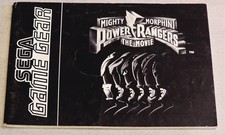 Anleitung Nur Manual Only Power Rangers The Movie SEGA GAME GEAR V