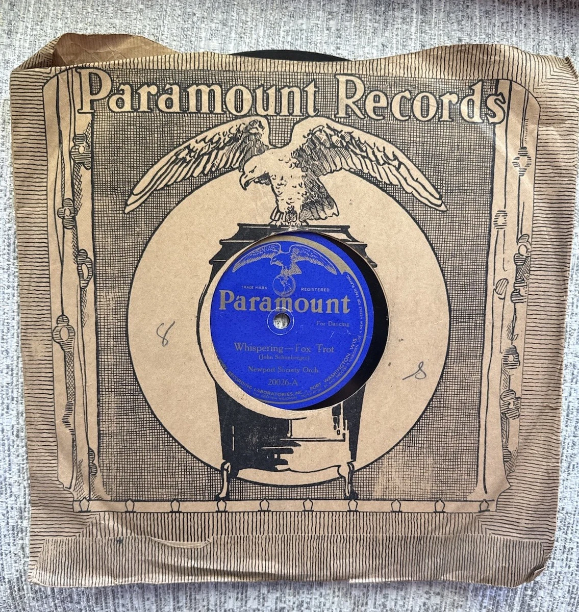 Paramount Records 单曲乙烯唱片| eBay