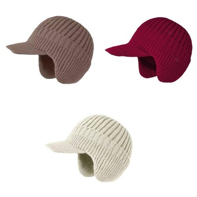 Wintermütze mit Ohrenschutz, ideal zum Radfahren und für andere Sportarten