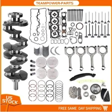 Engine Overhaul Rebuild Kit - Crankshaft Rods / Timing For Hyundai KIA G4KD 2.0L