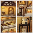 Cocoa Bakery Dollhouse Kit - Miniature DIY Kit with LED Light — photo 6